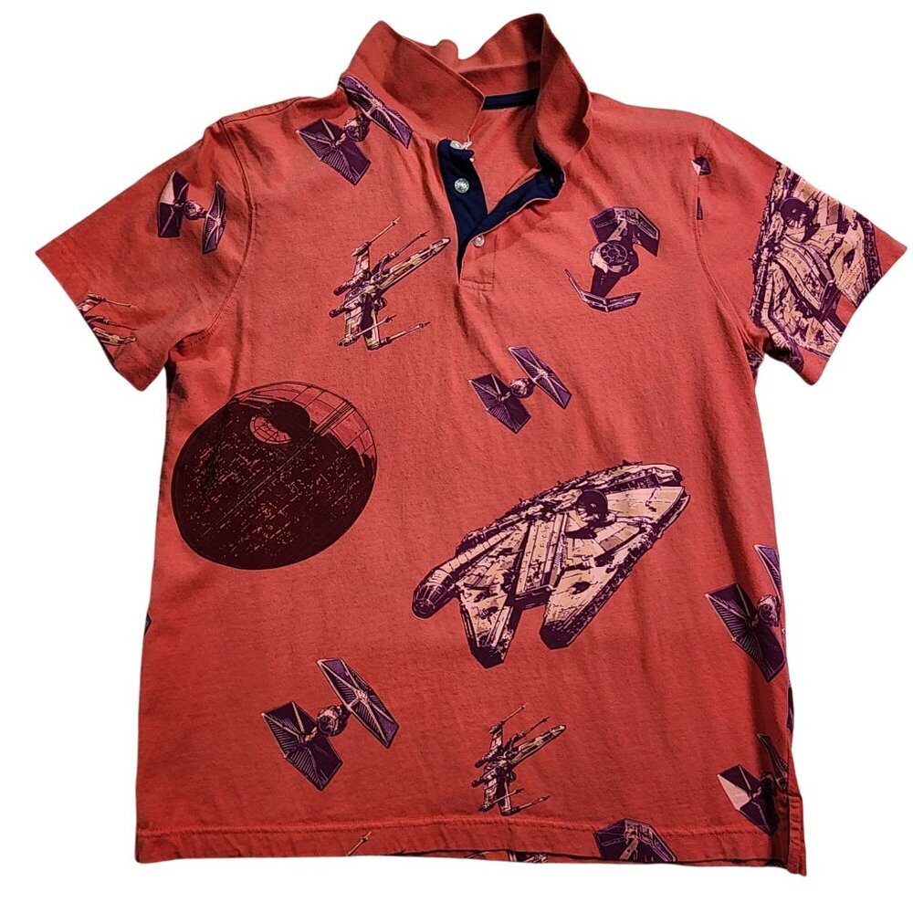 Star Wars Disney Battle of Yavin Polo Shirt, Men's Medium